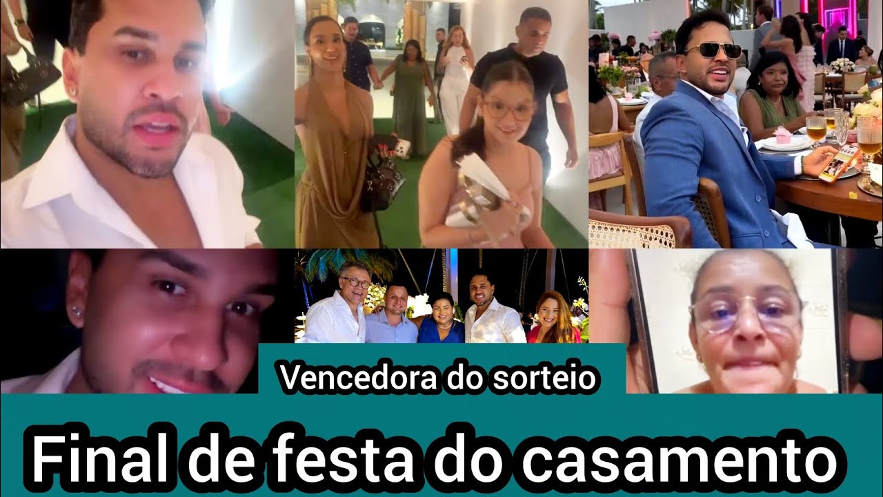 Lucas Guimarães foi embora cedo da festa do casamento e Maria ficou esperando pra ir junto 