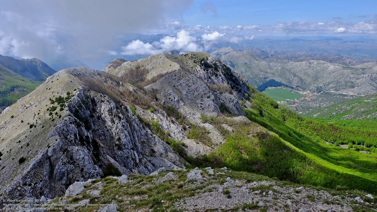 Timelapse. На вершине Пика Езерски Верх. On the top of Peak Jezerski Verh
