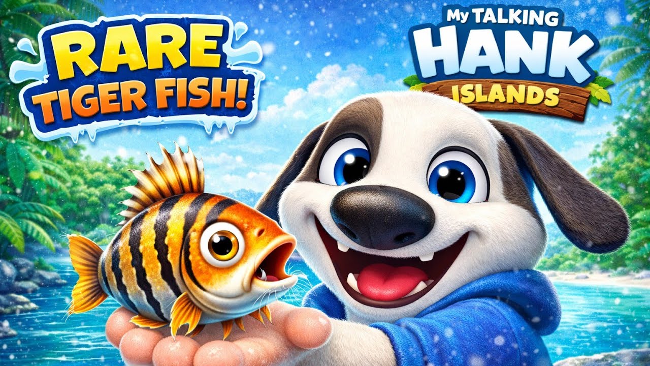 👉 My Talking Hank Islands New Fish 🐟 | Fun Kids Game Video Part 25