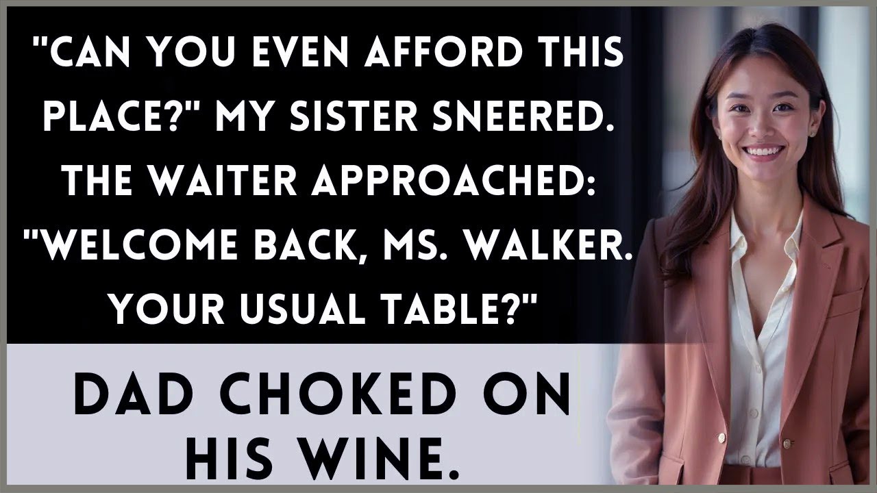 At Dinner They Called Me Poor—Then The Waiter Said 'Welcome Back, Owner'