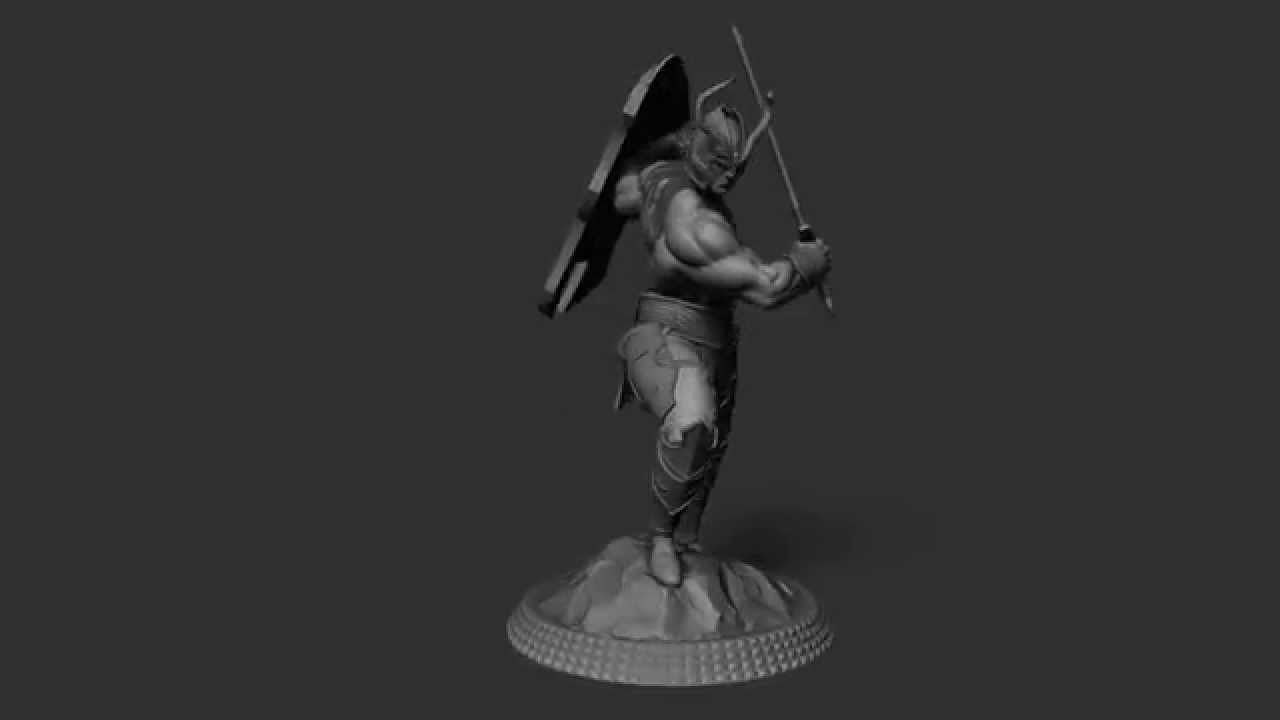 Warrior Statue for Mastery the Game