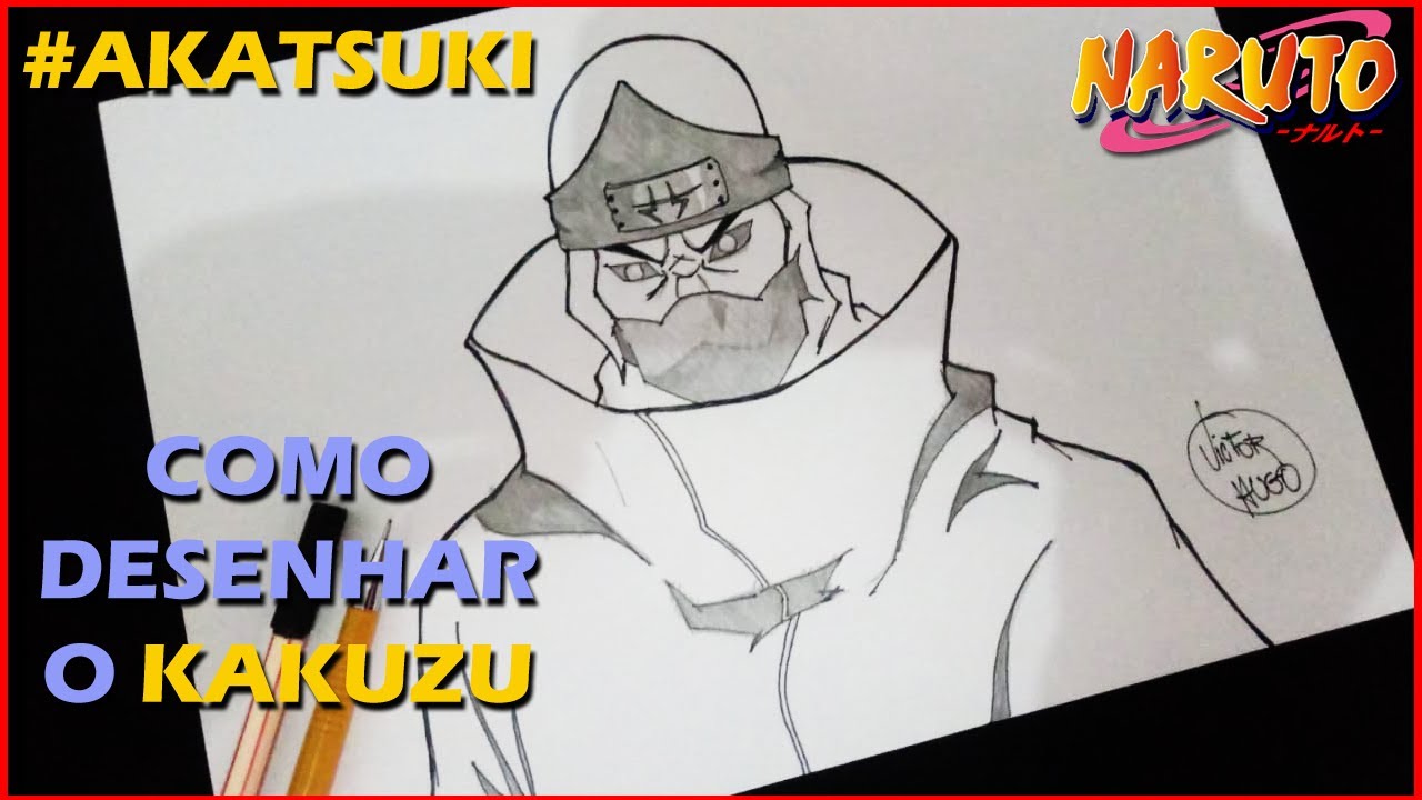 COMO DESENHAR o ZETSU da #AKATSUKI passo a passo 