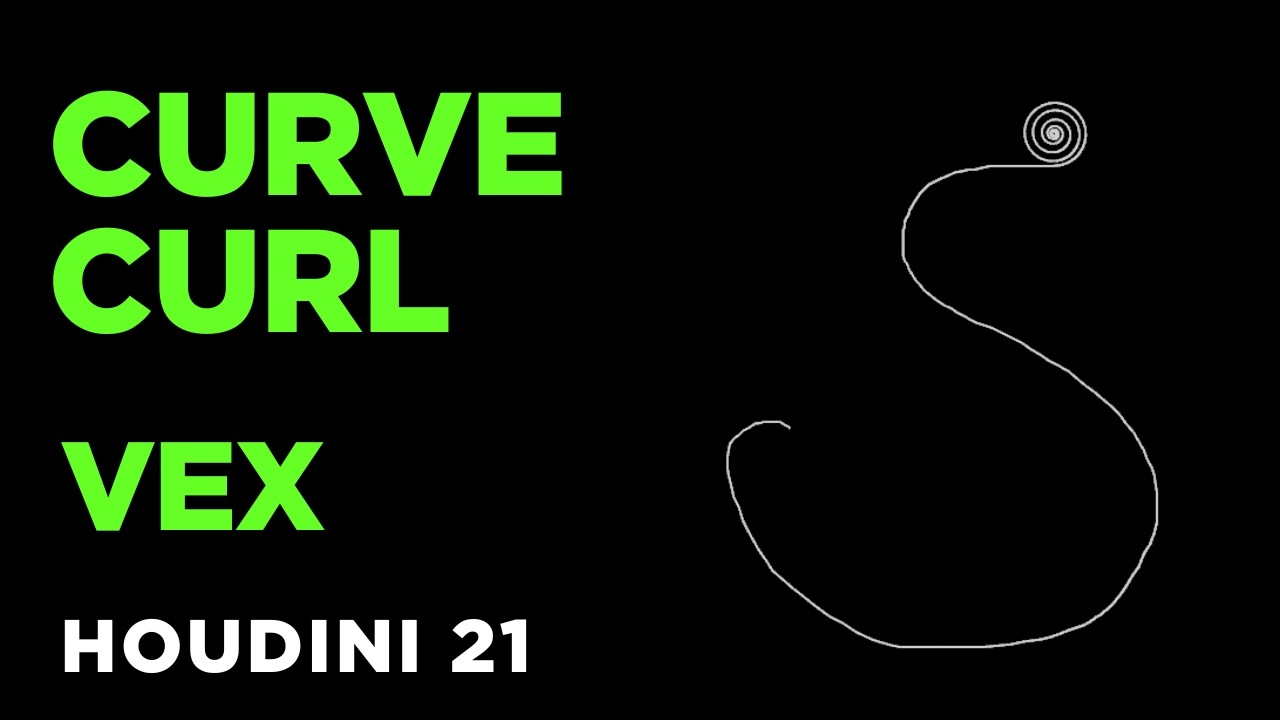 Curve Curl | Part 1/2 | VEX | Houdini 21 - YouTube