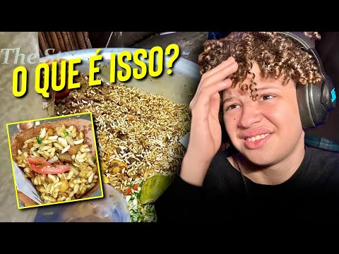 ISAAC REAGE A COMIDA DE RUA INDIANA | Isaac do VINE