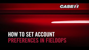 How to Set Account Preferences in FieldOps