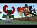 MINECRAFT TRICKY VS TREVOR HENDERSON MOBS!! Minecraft [Siren Head FNF Trevor Henderson Add-On]