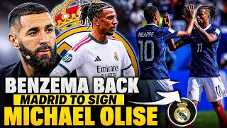 BENZEMA URGES REAL MADRID TO SIGN MICHAEL OLISE! 🚨 MBAPPÉ CHEMISTRY COULD CHANGE EVERYTHING