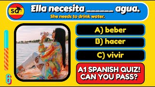 Spanish Test: 21 Verbs 🇪🇸 | Can You Pass This Beginner Quiz (Most Fail!)