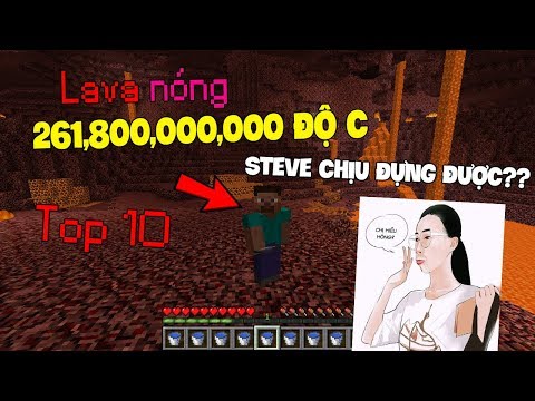 Top 10 Logic Minecraft Lạ Lẫm Khiến Bạn Phải Ngẫm Nghĩ Lại !! - Lava Nóng 261 Tỉ Độ C