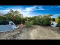 Florida keys hiking  solo camping  catch  cook