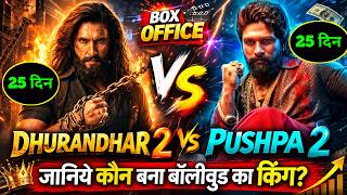 Dhurandhar 2 Vs Pushpa 2 Box Office Collection Comparison 25 Days Total Worldwide Collection,