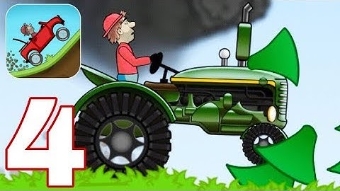 Hill Climb Racing | Tractor | GamePlay Walkthrough PART 4 (iOS, Android)