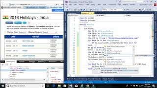 Part-6-RPA with Vb Net – Get Internet Explorer Table into DataTable Variable-|-Best & Unique Method