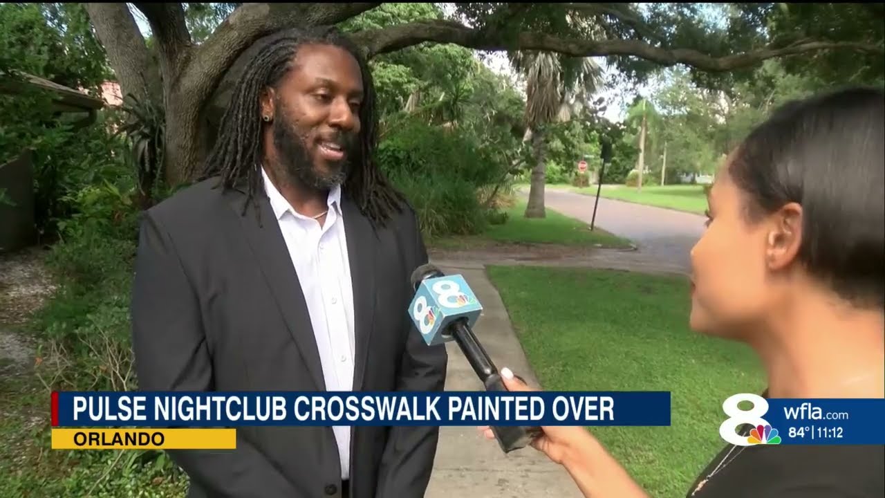 Pulse Rainbow Crosswalk Removed by State — Advocates Call It a “Gut Punch”