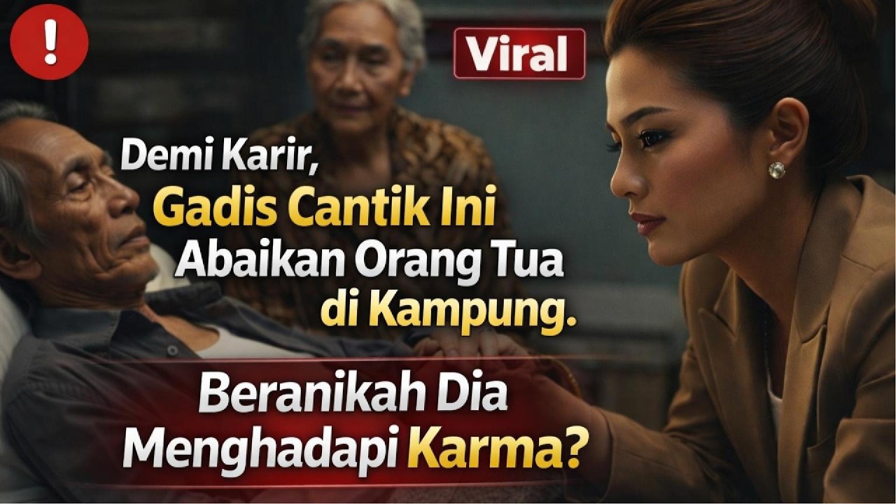 Demi Karir, Gadis Cantik Ini Abaikan Orang Tua di Kampung. Beranikah Dia Menghadapi Karma?
