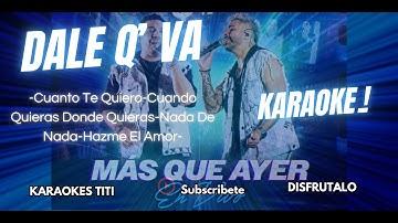 Thumbnail of Cuanto te quiero-Cuando quieras, donde quieras- Dale Q'Va / Karaoke #musica #cuarteto #musica