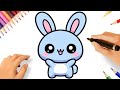 HOW TO DRAW A CUTE BUNNY EASY ????