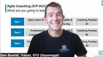 Agile Coaching course briefing