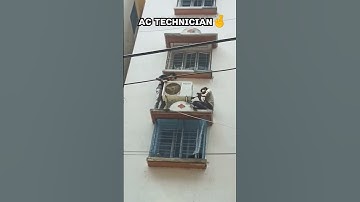 AC Technician🤞✅ #ac #acservice #airconditioning #acrepair #vairal #shorts #trending #vairalvideo