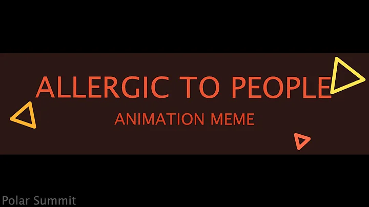 ALLERGIC TO PEOPLE // Animation Meme (FLASH/EYESTRAIN WARNING)