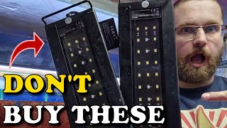 Budget Aquarium LED Lights Compared | NICREW Aqualux C10 RGB+W 24/7 & HYGGER 978