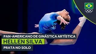 Hellen Silva é prata no solo no Pan-Americano de Ginástica Artística