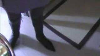 boots and Miniskirt