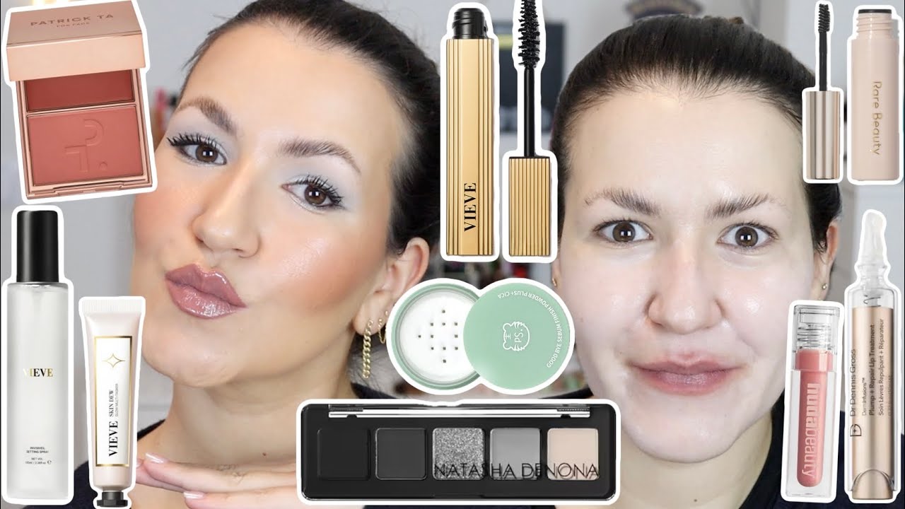 ESTES PRODUTOS SÃO BONS? - Dr Dennis Gross, Rare Beauty, Huda Beauty, Natasha Denona, Benefit...