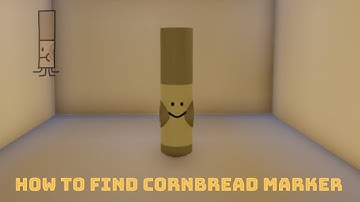 How to find Cornbread marker in Roblox Find the Markers