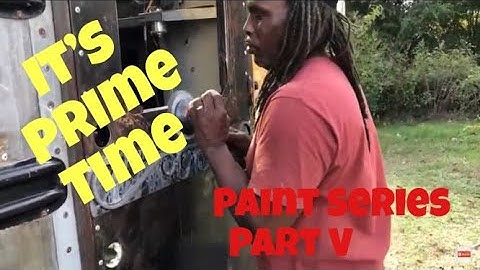 School Bus Conversion| Skoolie Build| Paint Series| Prep and Prime