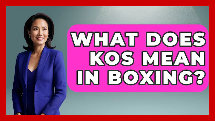 What Does KOS Mean In Boxing? - Knock Out Reels