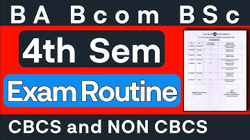 Examenroutine 4e semester | Guwahati Universiteitsexamen 2022