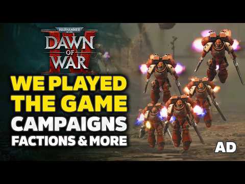 We Played Warhammer 40K Dawn of War 4! (Campaigns, All Factions & Gameplay)