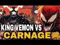 KING VENOM VS CARNAGE ¿QUIEN GANARIA? Marvel en 1 minuto #short #shorts