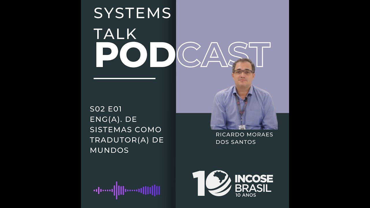 Systems Talk - Ricardo Moraes dos Santos - Eng(a) Sistemas como Tradutor(a)  de Mundos 