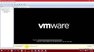install Ubuntu on vmware 64-bit (links below video)