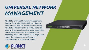 PLANET Universal Network Management Central Controller (UNC-NMS) | Syed Engineering Co.