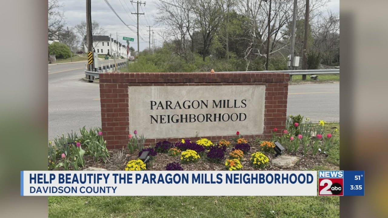 Help the Paragon Mills Neighborhood Association beautify their community