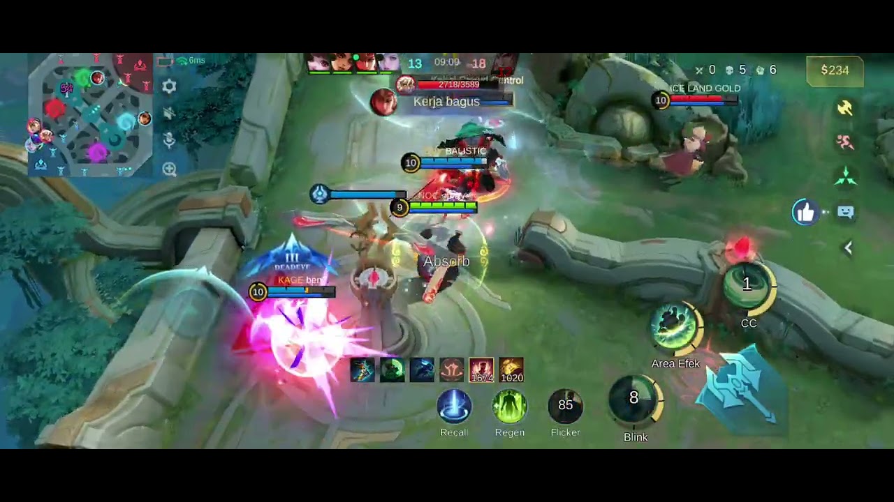 Push Rank..!! Pake akai.. Lawan awal doang galak berakhir tragis.. 