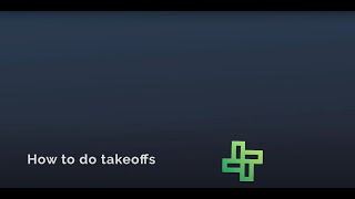How to do takeoffs