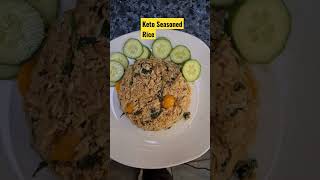 Keto-friendly seasoned rice: Low-carb, savoury flavour, perfect for diet| recipe in description