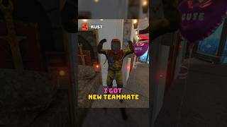I got new teammate in Rust  #rustclip #playrust #rustmoments