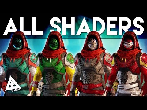 Destiny The Taken King ALL SHADERS!