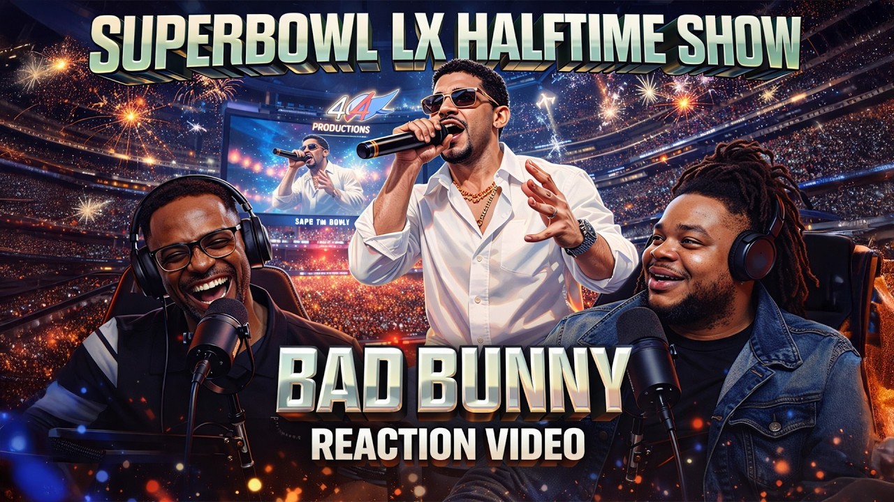 Our First Time Watching Bad Bunny - Superbowl LX Halftime Show (Reaction Video)