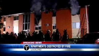Children rescued from burning apartment