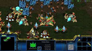 1 Protoss vs 7 Terrans Only Scouts Allowed (Starcraft Remastered)