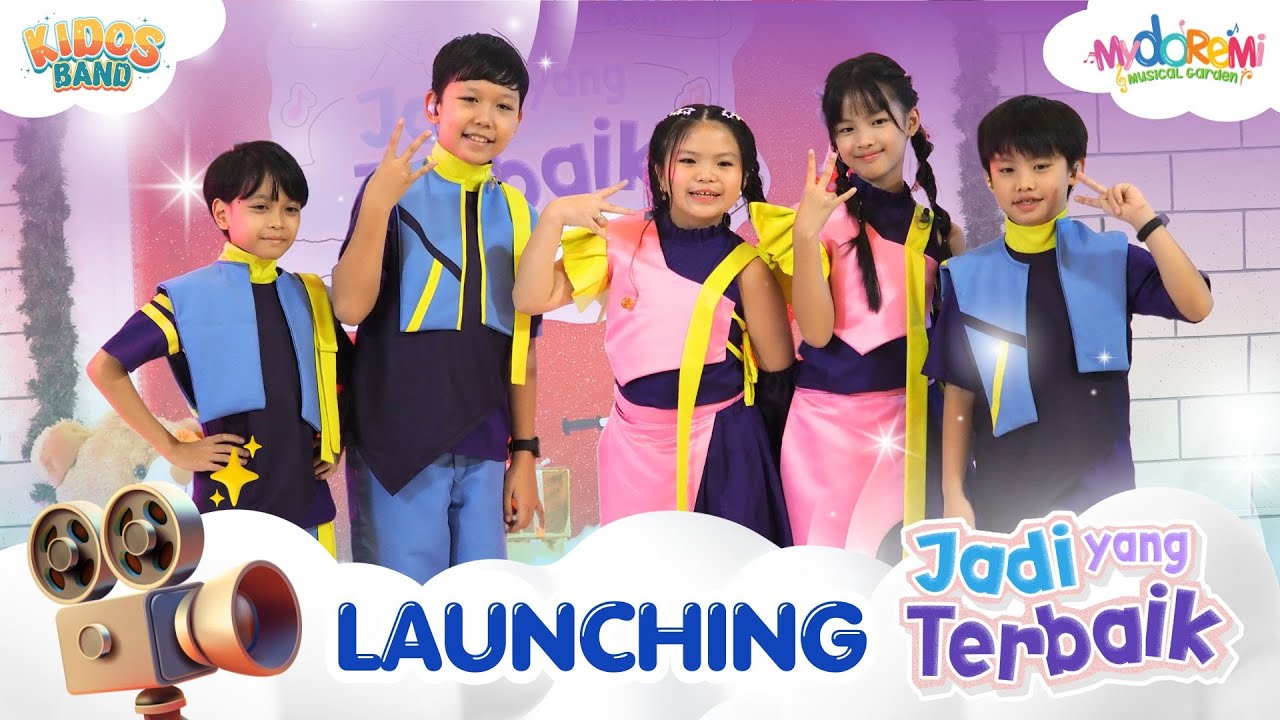 Kidos Band Launching Lagu Jadi Yang Terbaik #kidosband #mydoremi #laguanak #kidssong #kids