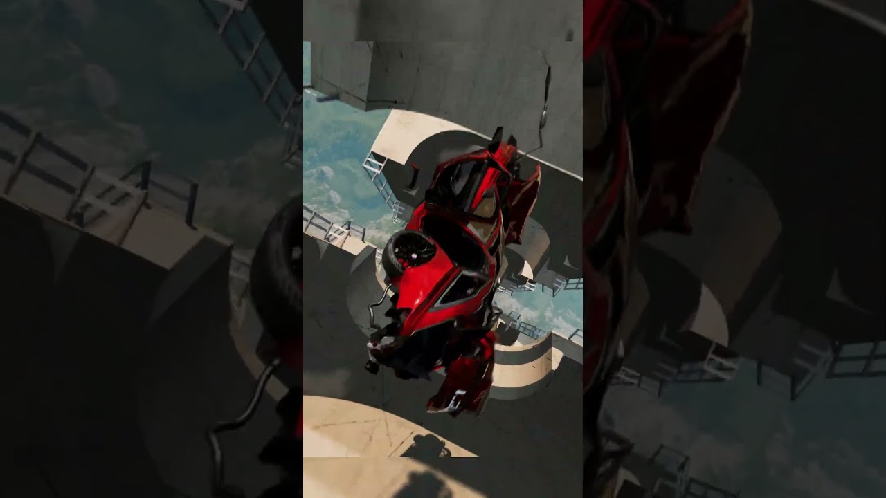 MEGA RAMP CAR CRASH | Insane Cinematic VFX 💥🚀 | 