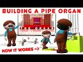 Comment construire un orgue à tuyaux et comment ça marche Animation de Tom Scott