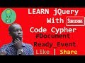 Learn jquery with code cypher  document ready event